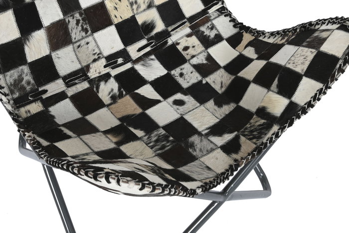 DKD Home Decor Sillón Colonial Marrón Oscuro Crema Piel y Hierro 70 x 90 x 70 cm DKD Home Decor Sillón Colonial Marrón Oscuro Crema Piel y Hierro 70 x 90 x 70 cm