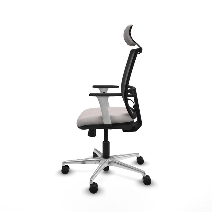 PIQUERAS Y CRESPO Silla de oficina Yunquera Sincro/Traslack Blanco/Negro PIQUERAS Y CRESPO Silla de oficina Yunquera Sincro/Traslack Blanco/Negro