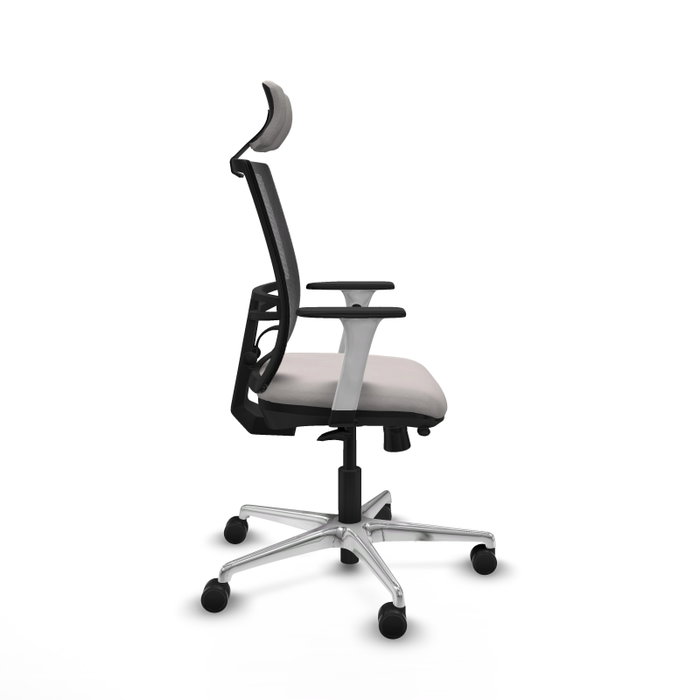 PIQUERAS Y CRESPO Silla de oficina Yunquera Sincro/Traslack Blanco/Negro PIQUERAS Y CRESPO Silla de oficina Yunquera Sincro/Traslack Blanco/Negro