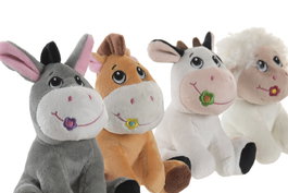 DKD Home Decor Peluche Kids Multicolor 8 x 15 x 13 cm (12 Unidades)