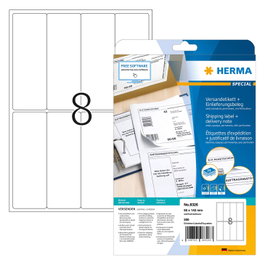 HERMA Etiquetas de Envío SPECIAL 50,0 x 142,0 mm, Blanco