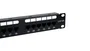 Phasak Panel de transferencia Cat. 6A UTP 24 puertos 1U Negro PU 2421