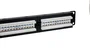 Phasak Panel de transferencia Cat. 6A UTP 24 puertos 1U Negro PU 2421
