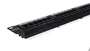 PHASAK PU 2421 - Panel de Parcheo/Patch Panel 19", 24 Puertos Cat.6A UTP RJ45 Dual, Diseño 1U para Rack, Color Negro