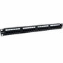 Phasak Panel de transferencia UTP Cat. 6A Dual 24 puertos 1U negro PU 2421