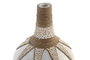 DKD Home Decor Jarrón Bambú y Conchas 30x30x40 (Set de 2 piezas)