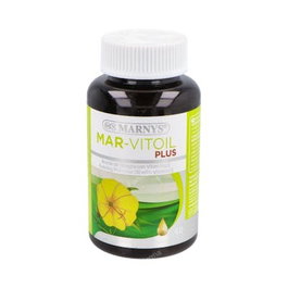 MARNYS Aceite De Onagra Mar-Vitoil 1100 Mg 60 Perlas, Con Vitamina E, Útil Para La Mujer