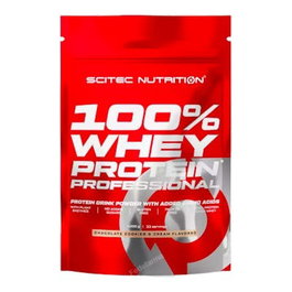 SCITEC NUTRITION 100% Whey Protein Prof. 1000G Choco Cr.Galleta Proteína de Suero de Leche