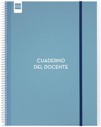 Finocam Cuaderno-Agenda del Docente Espiral 230x310mm Azul Finocam Cuaderno-Agenda del Docente Espiral 230x310mm Azul