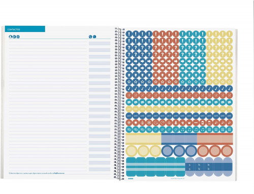 Finocam Cuaderno-Agenda del Docente Espiral 230x310mm Azul Finocam Cuaderno-Agenda del Docente Espiral 230x310mm Azul