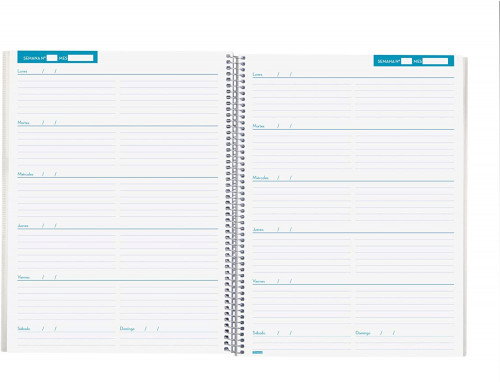 Finocam Cuaderno-Agenda del Docente Espiral 230x310mm Azul Finocam Cuaderno-Agenda del Docente Espiral 230x310mm Azul