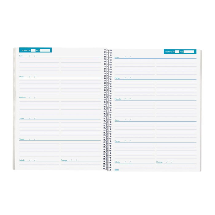 Finocam Cuaderno-Agenda del Docente Espiral 230x310mm Azul Finocam Cuaderno-Agenda del Docente Espiral 230x310mm Azul