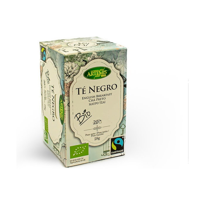 ARTEMIS BIO Té Negro English Breakfast 20 bolsitas infusoras BIO ARTEMIS BIO Té Negro English Breakfast 20 bolsitas infusoras BIO