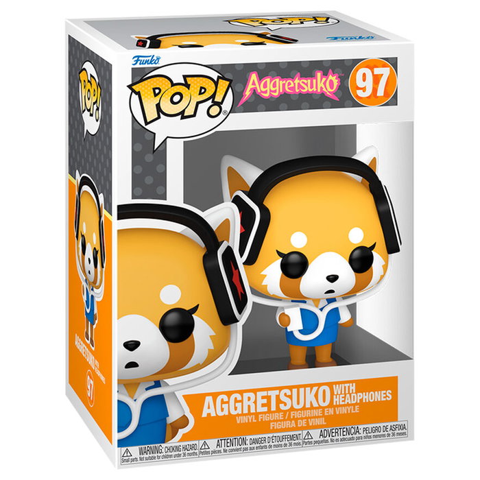 FUNKO Figura POP Aggretsuko - Aggretsuko with Headphones FUNKO Figura POP Aggretsuko - Aggretsuko with Headphones
