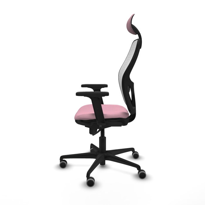 PIQUERAS Y CRESPO Silla de oficina Jorquera Rosa y Blanca PIQUERAS Y CRESPO Silla de oficina Jorquera Rosa y Blanca