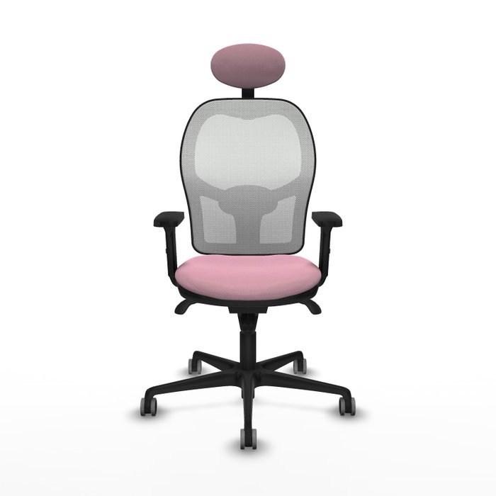 PIQUERAS Y CRESPO Silla de oficina Jorquera Rosa y Blanca PIQUERAS Y CRESPO Silla de oficina Jorquera Rosa y Blanca