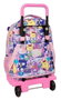 Safta Mochila Grande Con Ruedas Compact Extraible 33x45x22cm - Para Viajes y Escuela