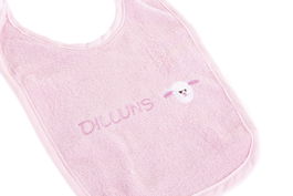 DKD Home Decor Babero Set de 7 (4 Unidades) Azul Celeste Rosa 29 x 3 x 19 cm