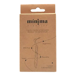 MINIMA ORGANICS Cepillo Interdental Bambú Caja 6