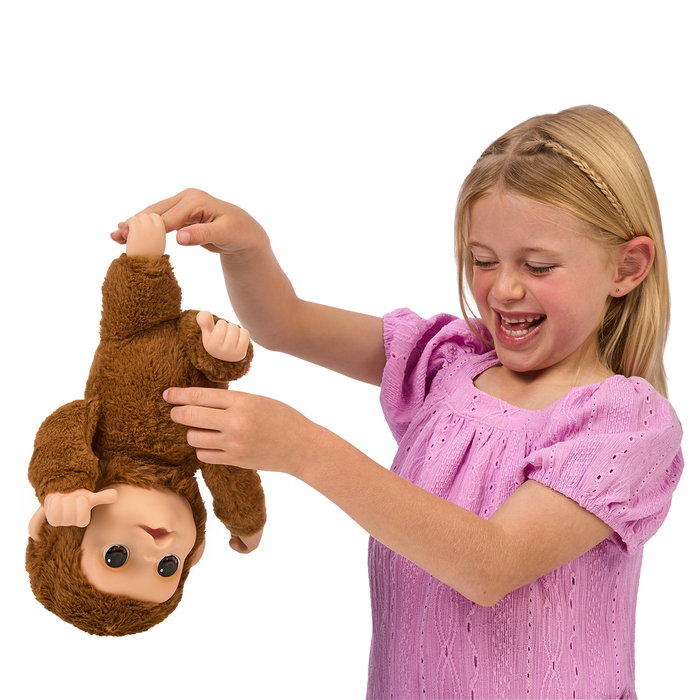 Moose Little Live Pets My Baby Monkey 26558 Juguete Bebé Mono Interactivo con Más de 50 Reacciones y Sonidos Moose Little Live Pets My Baby Monkey 26558 Juguete Bebé Mono Interactivo con Más de 50 Reacciones y Sonidos