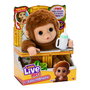 Moose Little Live Pets My Baby Monkey 26558 Juguete Bebé Mono Interactivo con Más de 50 Reacciones y Sonidos