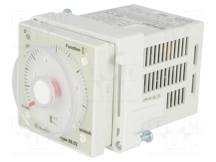 FINDER Relé de tiempo Serie 88, DPDT, 24-230V AC/DC FINDER Relé de tiempo Serie 88, DPDT, 24-230V AC/DC