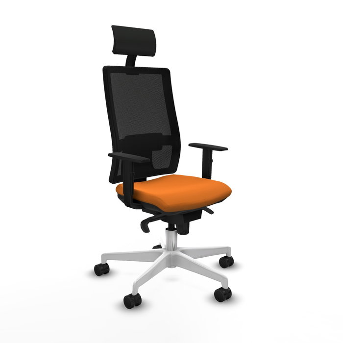 PIQUERAS Y CRESPO Silla de oficina Horna Naranja y Negro PIQUERAS Y CRESPO Silla de oficina Horna Naranja y Negro