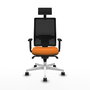 PIQUERAS Y CRESPO Silla de oficina Horna Naranja y Negro