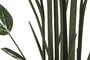 DKD Home Decor Planta Ave del Paraíso Verde y Blanco en Maceta de Cemento