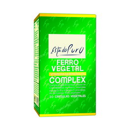 Tongil Ferro Vegetal Complex 30 Cápsulas - Suplemento de Hierro y Vitamina C para Anemia, Aporta Vitalidad y Resistencia