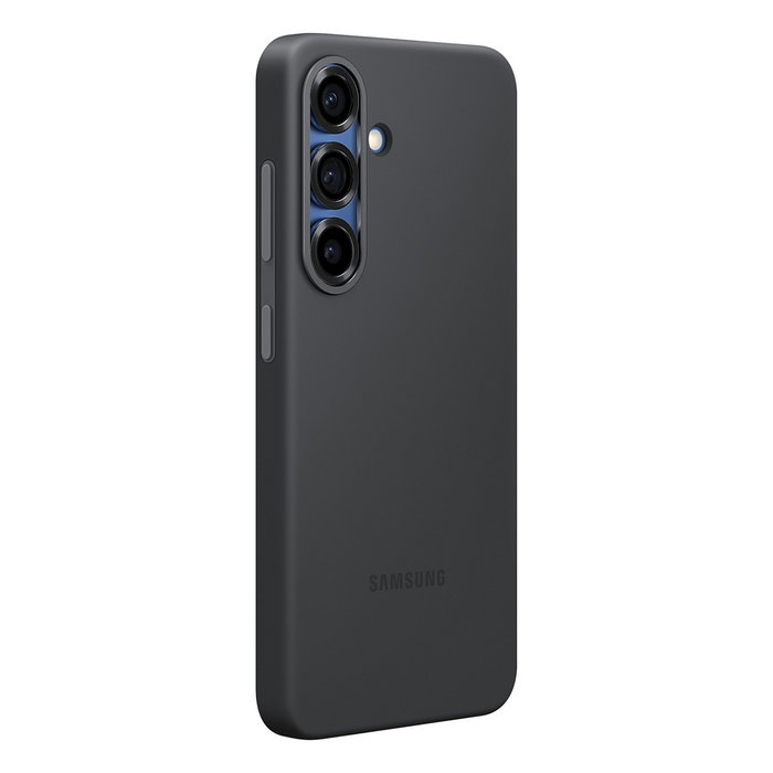 Samsung Funda de silicona para Galaxy S25 Negro