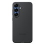 Samsung Funda de silicona para Galaxy S25 Negro
