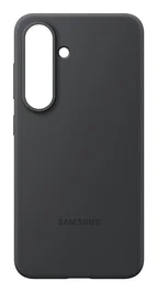 Samsung Funda de silicona para Galaxy S25 Negro