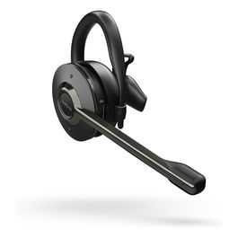 Jabra Engage 75 Convertible - Auricular DECT Supraaural Inalámbrico para Oficina/Call Center, Bluetooth 5.0, Cancelación de Ruido, Negro