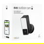 Eve Systems Outdoor Cam Cámara Exterior Seguridad Wifi 1080p Visión Nocturna IP55 Montaje Pared Blanco Negro Inalámbrica Alámbrica