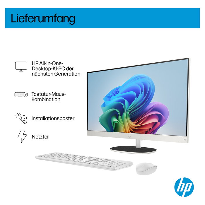 HP AIO 27-ct2170ng All-in-One PC 27" Ryzen 7 350 32GB RAM 1TB SSD W11 Home