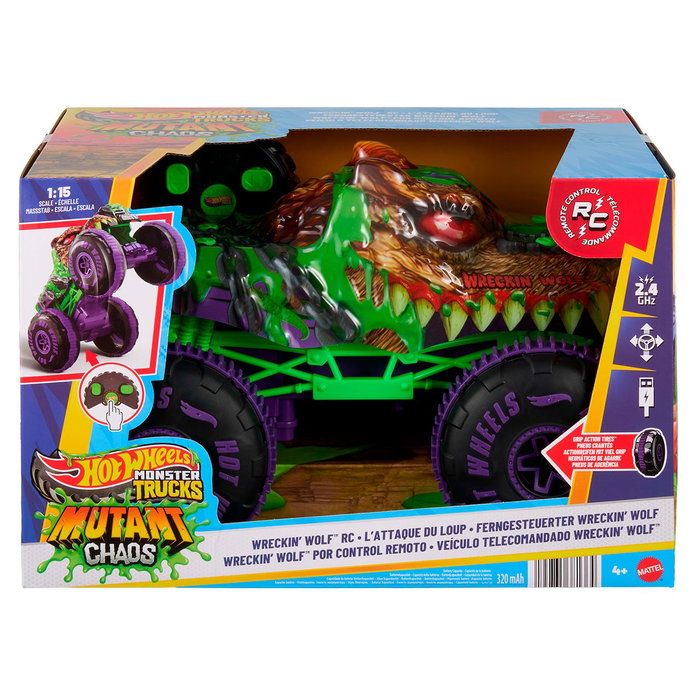 HOT WHEELS Wreckin' Wolf R/C Monster Truck HOT WHEELS Wreckin' Wolf R/C Monster Truck