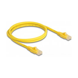 DeLOCK Cable de red RJ45 Cat.6A U/UTP Fast Tracing 1 m, Amarillo