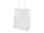 Q-connect Bolsa Papel Celulosa Blanco XS Asa Retorcida 180x240x80 mm (25 Unidades)