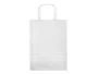 Q-connect Bolsa Papel Celulosa Blanco XS Asa Retorcida 180x240x80 mm (25 Unidades)