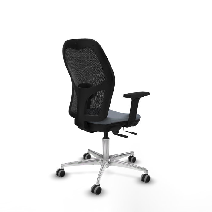 PIQUERAS Y CRESPO Silla de oficina Jorquera con mecanismo Sincro/Traslack, Gris y Negro PIQUERAS Y CRESPO Silla de oficina Jorquera con mecanismo Sincro/Traslack, Gris y Negro