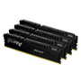 Memoria kingston fury 128gb ddr5 5200 (4x 32 gb) quad-kit, kf552c40bbk4-128