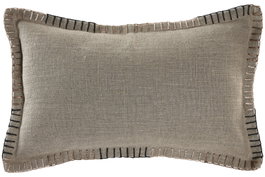 DKD Home Decor Cojín de Lino Natural 50x30 cm