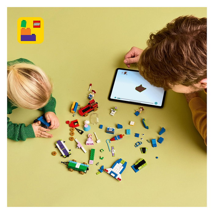 LEGO 43264 Disney Pixar Tren de Celebración de Toy Story y Coche RC - Juego de Construcción 206 Piezas para +4 Años