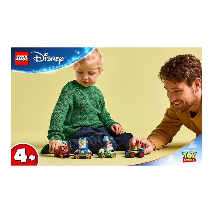 LEGO 43264 Disney Pixar Tren de Celebración de Toy Story y Coche RC - Juego de Construcción 206 Piezas para +4 Años