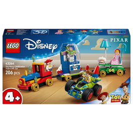 LEGO 43264 Disney Pixar Tren de Celebración de Toy Story y Coche RC - Juego de Construcción 206 Piezas para +4 Años
