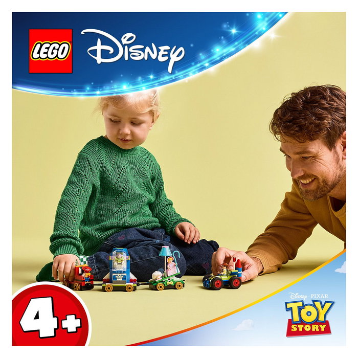 LEGO 43264 Disney Pixar Tren de Celebración de Toy Story y Coche RC - Juego de Construcción 206 Piezas para +4 Años
