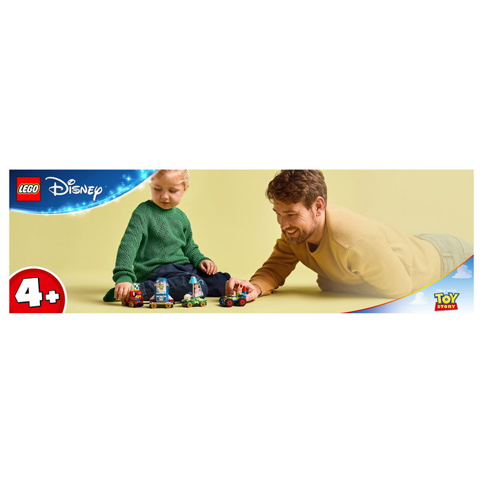 LEGO 43264 Disney Pixar Tren de Celebración de Toy Story y Coche RC - Juego de Construcción 206 Piezas para +4 Años