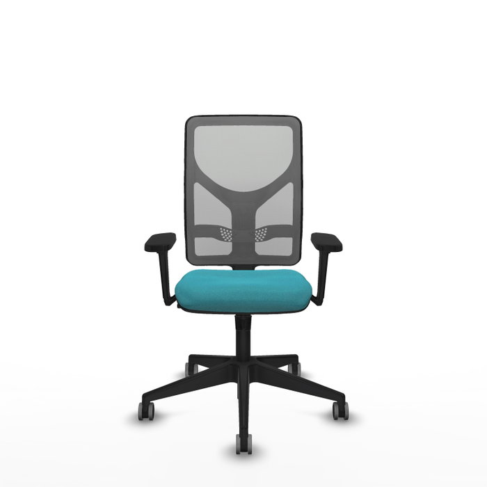 PIQUERAS Y CRESPO Silla de oficina Motilla con mecanismo Sincro, Turquesa y Gris PIQUERAS Y CRESPO Silla de oficina Motilla con mecanismo Sincro, Turquesa y Gris