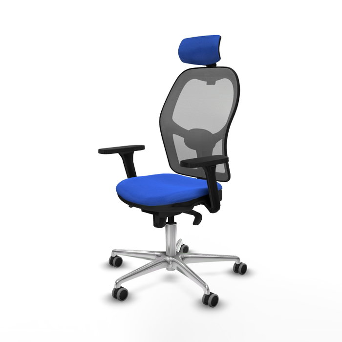 PIQUERAS Y CRESPO Silla de oficina Jorquera Azul y Gris PIQUERAS Y CRESPO Silla de oficina Jorquera Azul y Gris